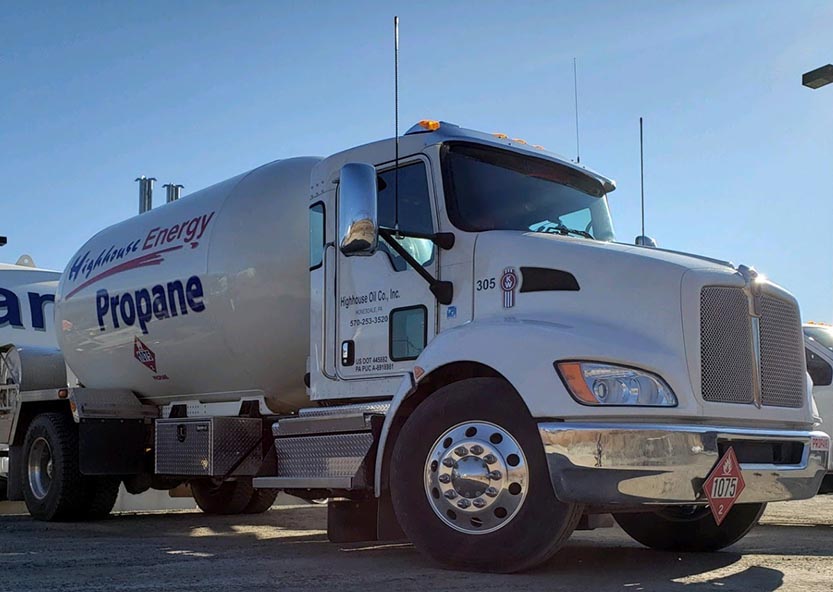 Propane Delivery Truck