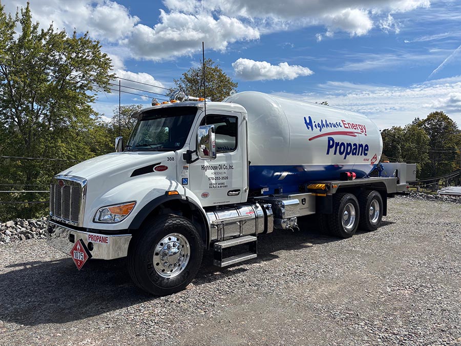 Highhouse Energy propane delivery truck